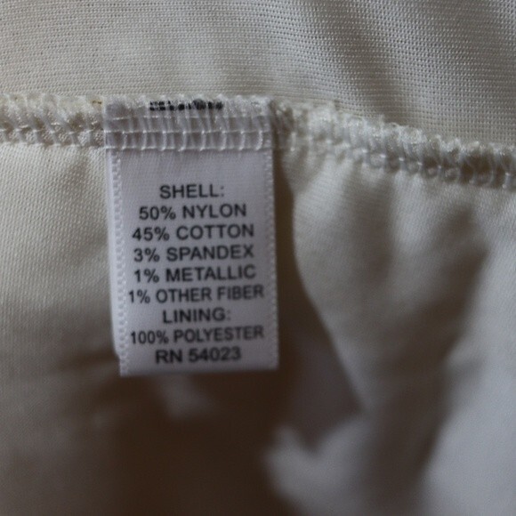 Banana Republic Cream & White Sheer Tank Set Boho Cottagecore LG /XL - Picture 13 of 13